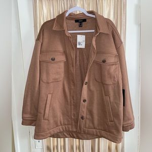 Forever 21 Brown Shacket! NWT!